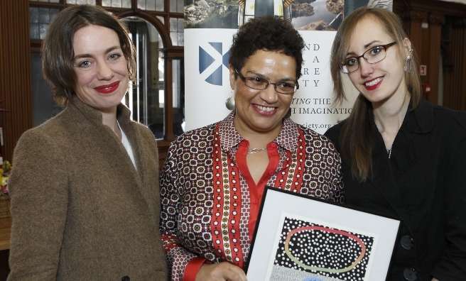 Jackie Kay (centre) is inducted into the Outstanding Women of Scotland list at the 2015 event.