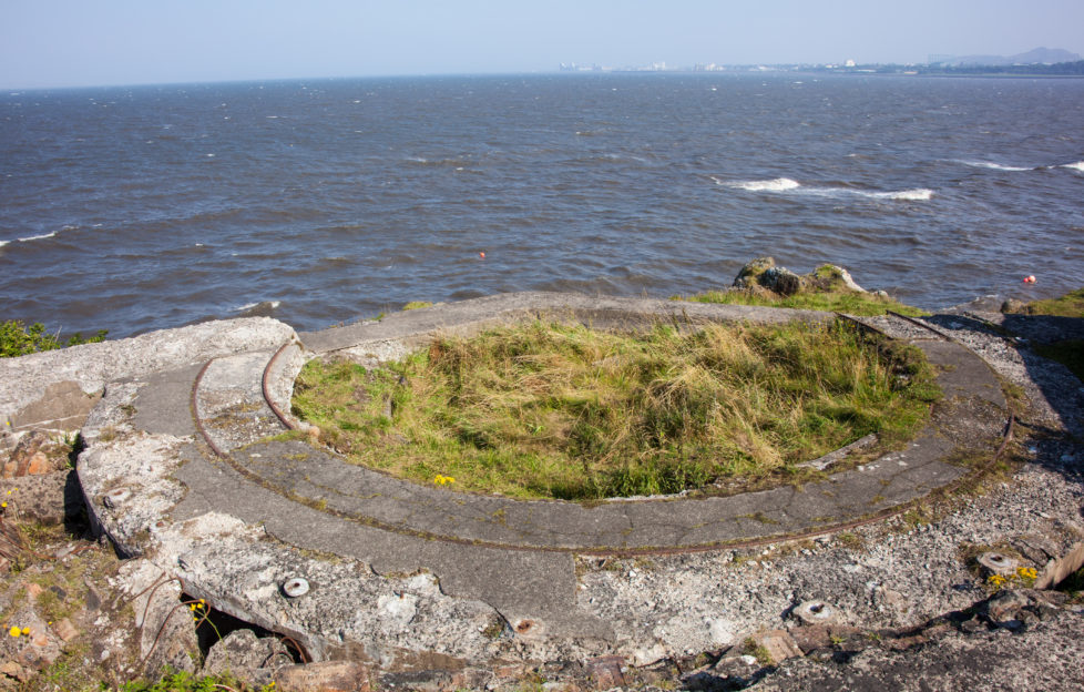 The remains of WW2 fortifications on the island. Pic: Shutterstock