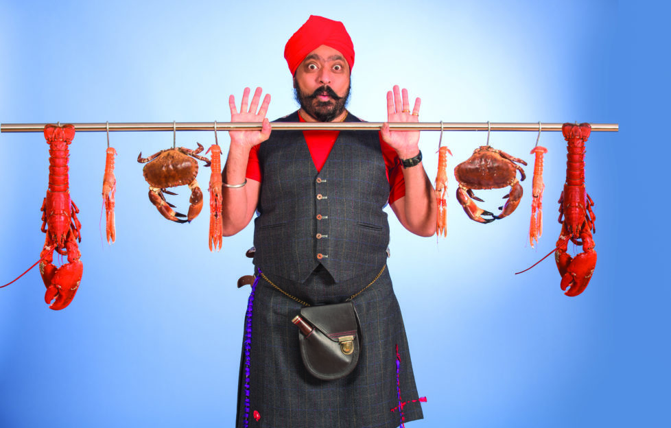 Tony Singh loves cooking with fresh Scottish produce.