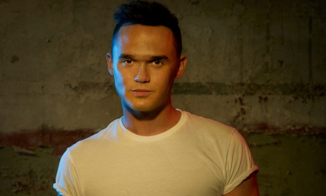 Gareth Gates stars as Willard in the national tour of Footloose. Photo by David Ellis for Boom Ents.