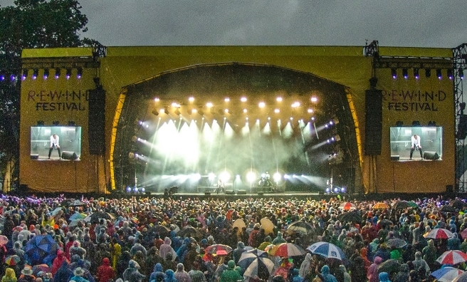 Not even rain can stop the Rewind party - but don't worry. We've requested sunshine this year!