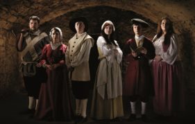A few of the characters you might meet in Mary King's Close after a few drams! Photo courtesy of The Real Mary King's Close