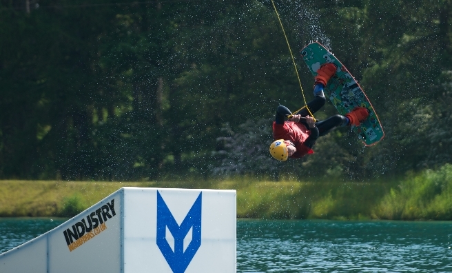 Wake boarding's on the programme at John Muir Outdoor Festival. Photo by ROB MCDOUGALL