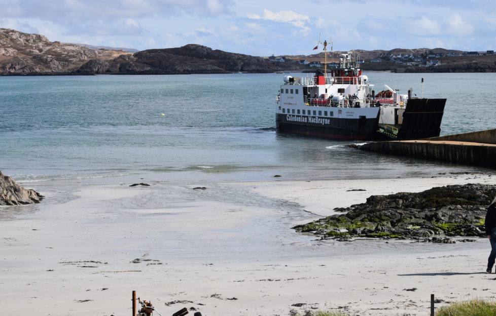 Looking back from Iona to Mull - the clear waters and white sands make for beautiful images.