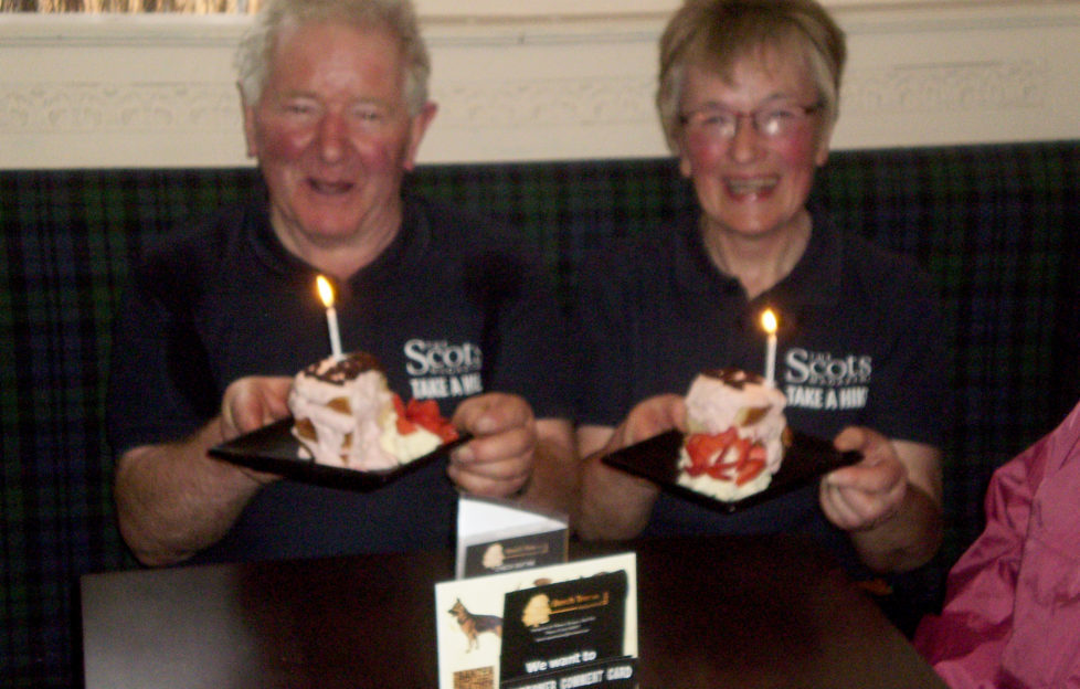 Frank and Liz Longmuir have been on every single Scots Mag hike!