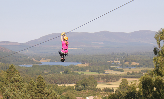 A - Z Inverness Aviemore Zip Trek