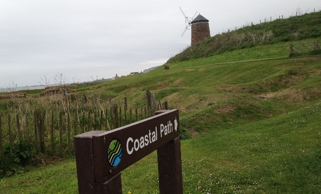 The East Fife Coastal Path near St Monans. family walks