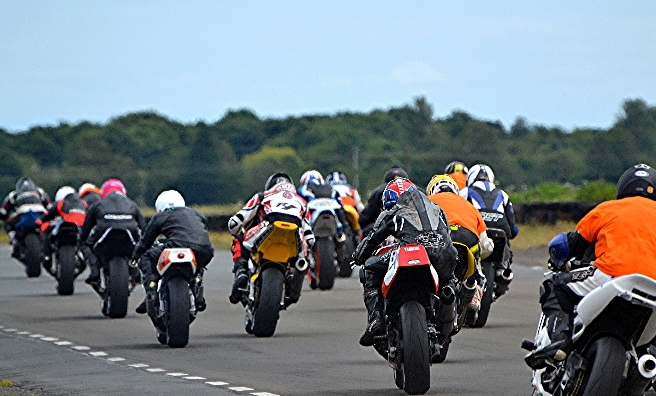 Get close to the action at East Fortune Race Circuit. Photo by Sylvia Beaumont
