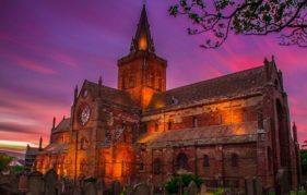 The atmospheric St Magnus Cathedral, Orkney