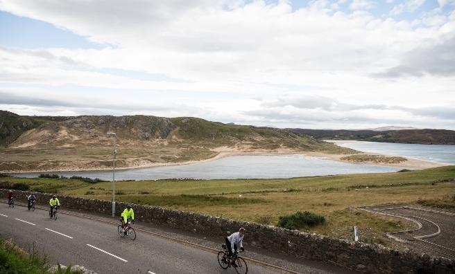 Cycling along the stunning Scottish coast with the Deloitte Ride Across Britain