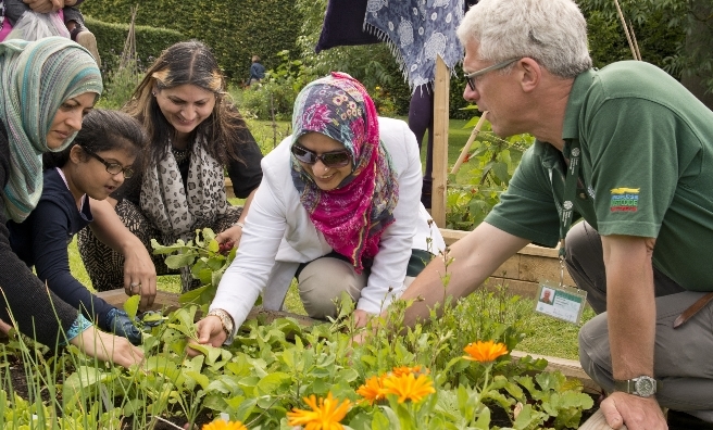 The Edible Garden at the Royal Botanic Garden Edinburgh.