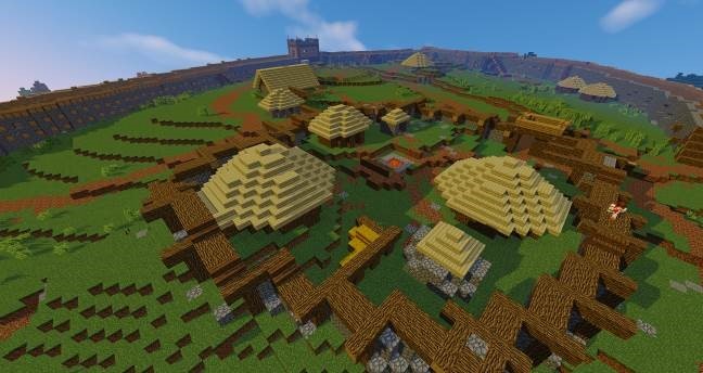 Minecraft recreation of Moncrieffe Hillfort. Pic: ImmersiveMinds