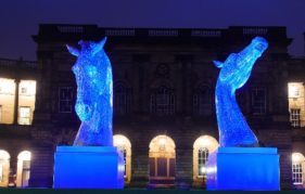 The Kelpie Macquettes will be on display at Musselburgh Race Course during The Saltire Festival 2016