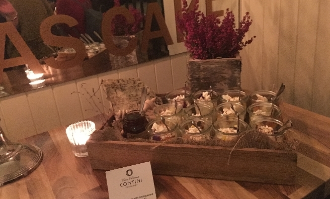 Contini's deliciously decedant dessert canapes - Caledonian Cream with Meringue and Glengoyne Marmalade