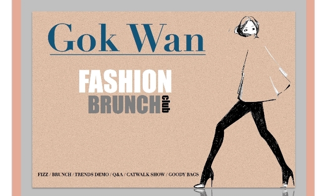 Join Gok Wan at one of his super-stylish Fashion Brunch Clubs