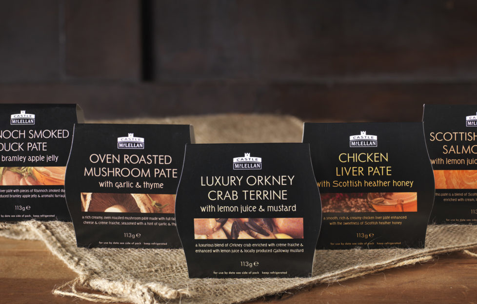 Castle McLellan Pâtés make the perfect pie filling! Why not experiment with your own combinations?