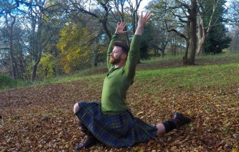 Yoga Tutorial from Kilted Yoga star Finlay Wilson - The Scots Magazine