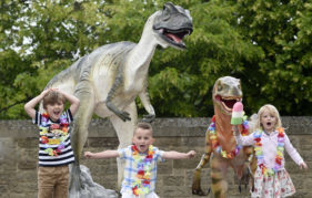 Dynamic Earth 2018 Summer Programme Launch - Design your own dinosaur. Pic: © Lesley Martin