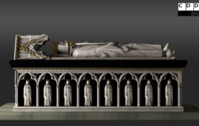 The Lost Tomb of Robert the Bruce. Pic credit: CDDV a partnership between Historic Environment Scotland and the Glasgow School of Art’ Tomb.
