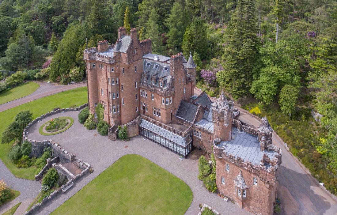 Glenborrodale Castle historic property with two private islands hits