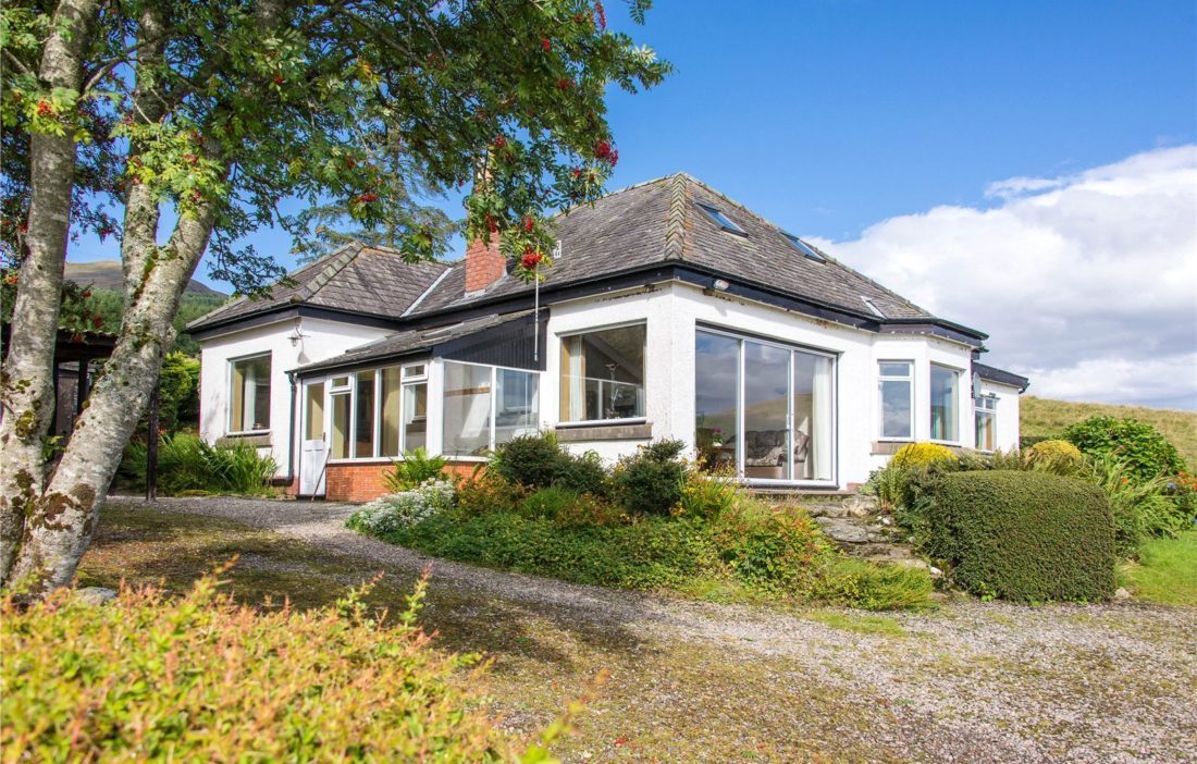 Beautiful views over Loch Tay from Perthshire home Scottish Field