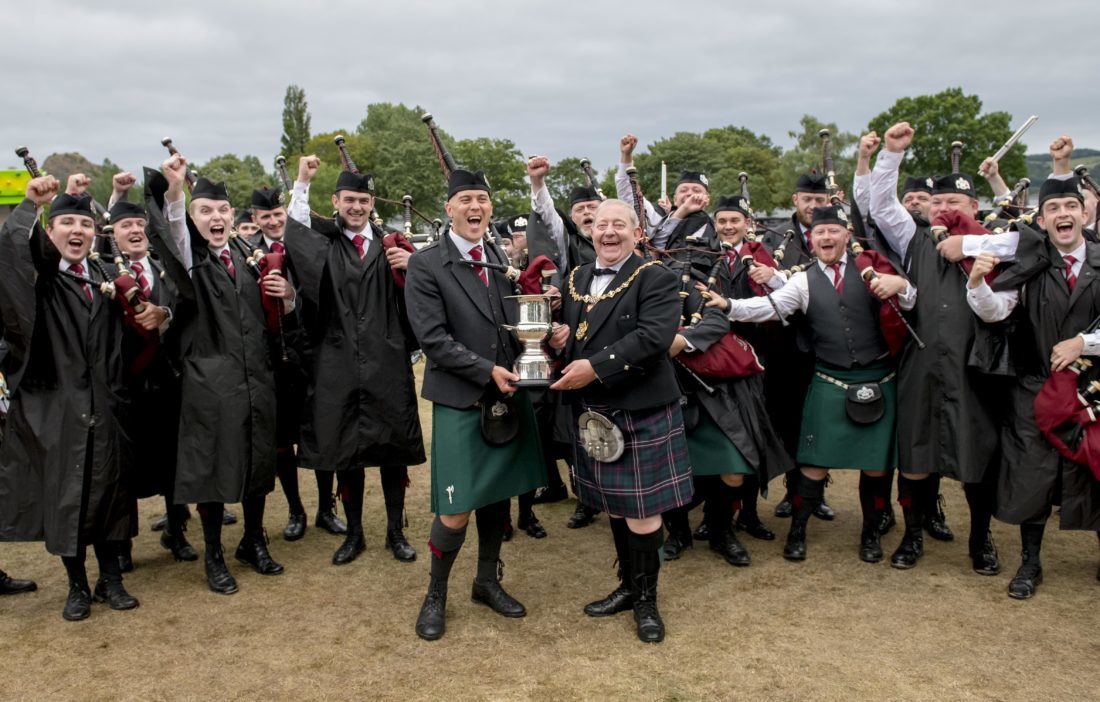 Thousands braved the rain for pipe band event Scottish Field