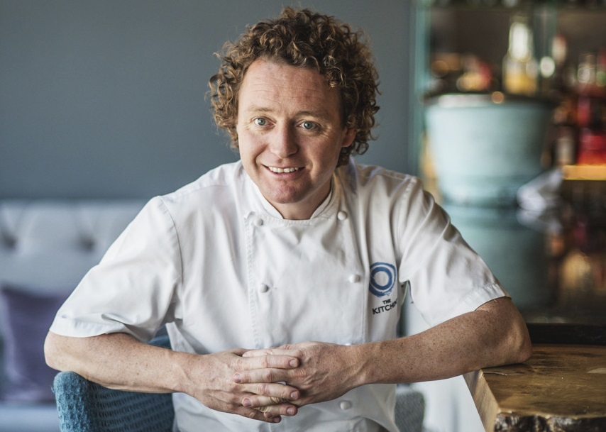 Chef Tom is at his happiest in The Kitchin Scottish Field