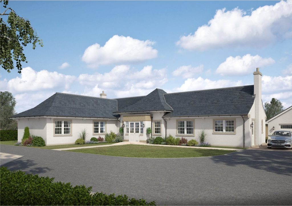 Attractive brand new detached bungalows Scottish Field