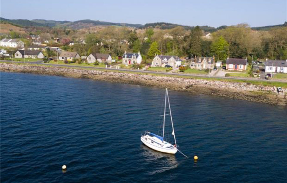 Beautiful views of the Loch Fyne coastline Scottish Field