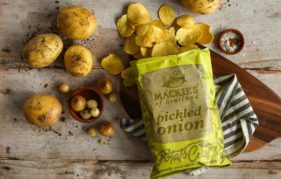 pickled crisps proving flavour