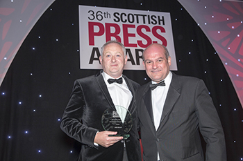 Featured Image for Daily Record  named as Scottish Newspaper of the Year