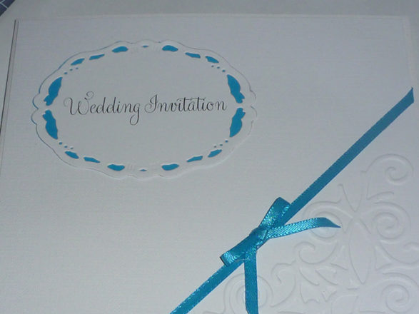 Opulent Oval Invitation- Turquoise copy Featured Image for Capercaillie Cards