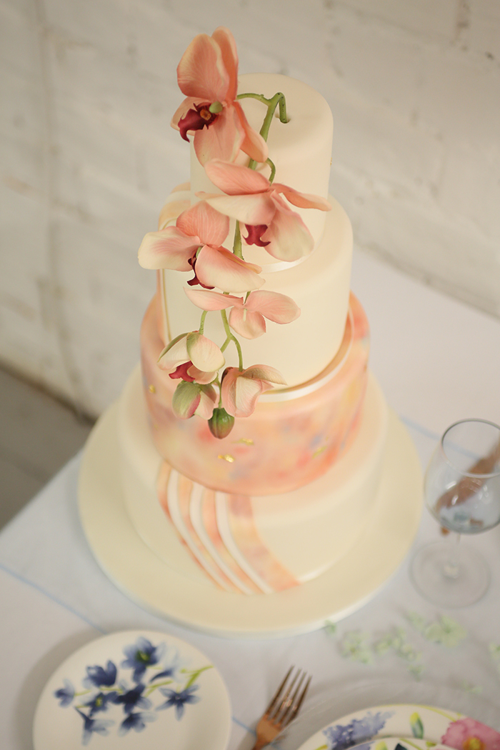 Watercolour cake: truly Scrumptious Designer Cakes