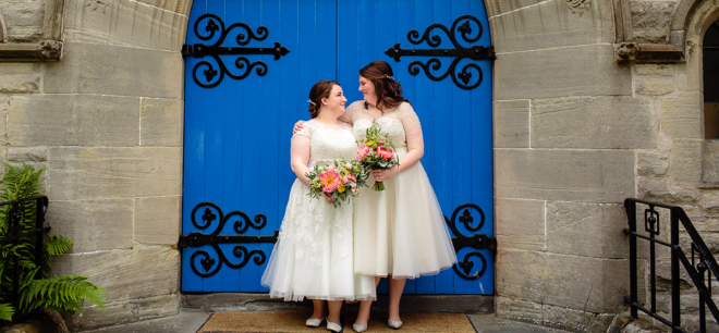 Fotomaki-Photography-Killearn-Village-Hall Featured Image for Bright + colourful wedding day with beautiful DIY touches at Killearn Village Hall, near Loch Lomond