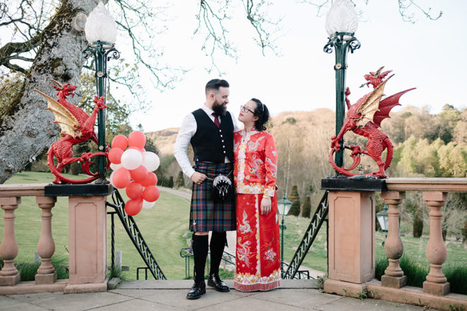 Chris Henderson – Fingask Castle wedding (92) Featured Image for Scottish-Chinese wedding day with three ceremonies at Fingask Castle, Perthshire