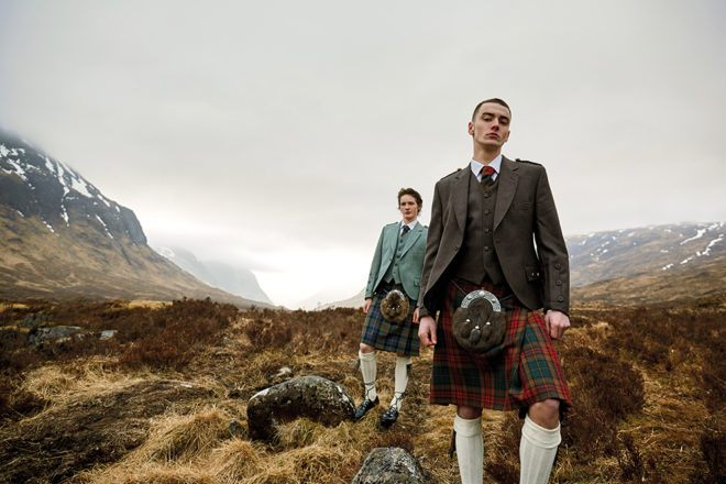 Highlandwear – MacGregor and MacDuff Featured Image for An easy guide to highlandwear for Scottish grooms