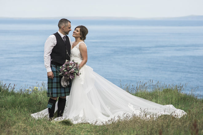 SDM PHOTOGRAPHY DUNNET HEAD LIGHTHOUSE (40) Featured Image for Beautiful outdoor wedding ceremony at Dunnet Head Lighthouse, Caithness