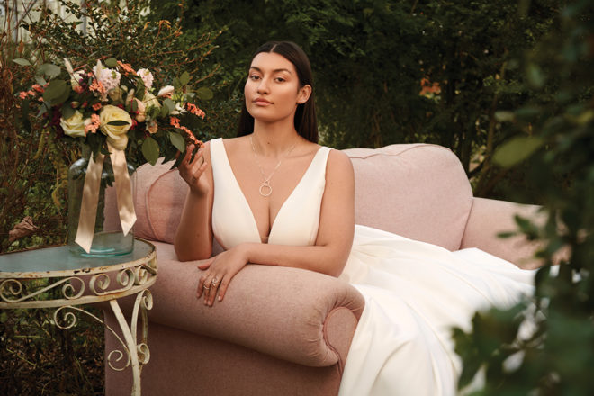The Secret Herb Garden Maja Jankowska Featured Image for Chic wedding dress photoshoot at The Secret Herb Garden
