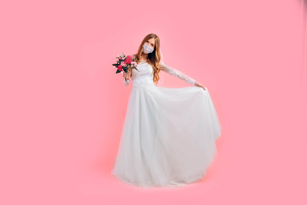 coronavirus wedding dress shopping