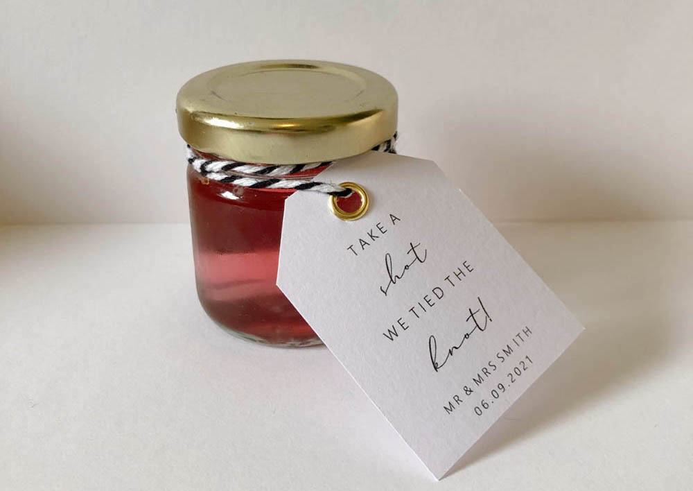 wedding favour tags