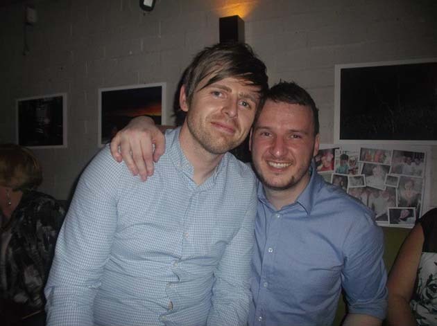 Barry and his best man Rab