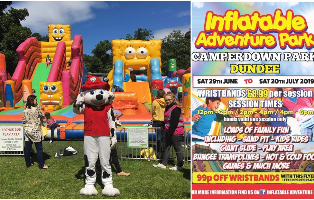 inflatable adventure park