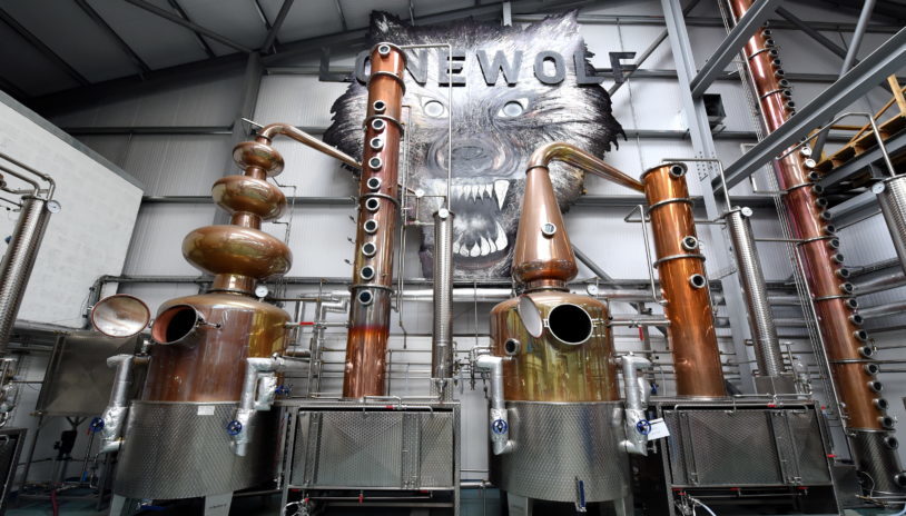 Lone Wolf's distillery in Ellon