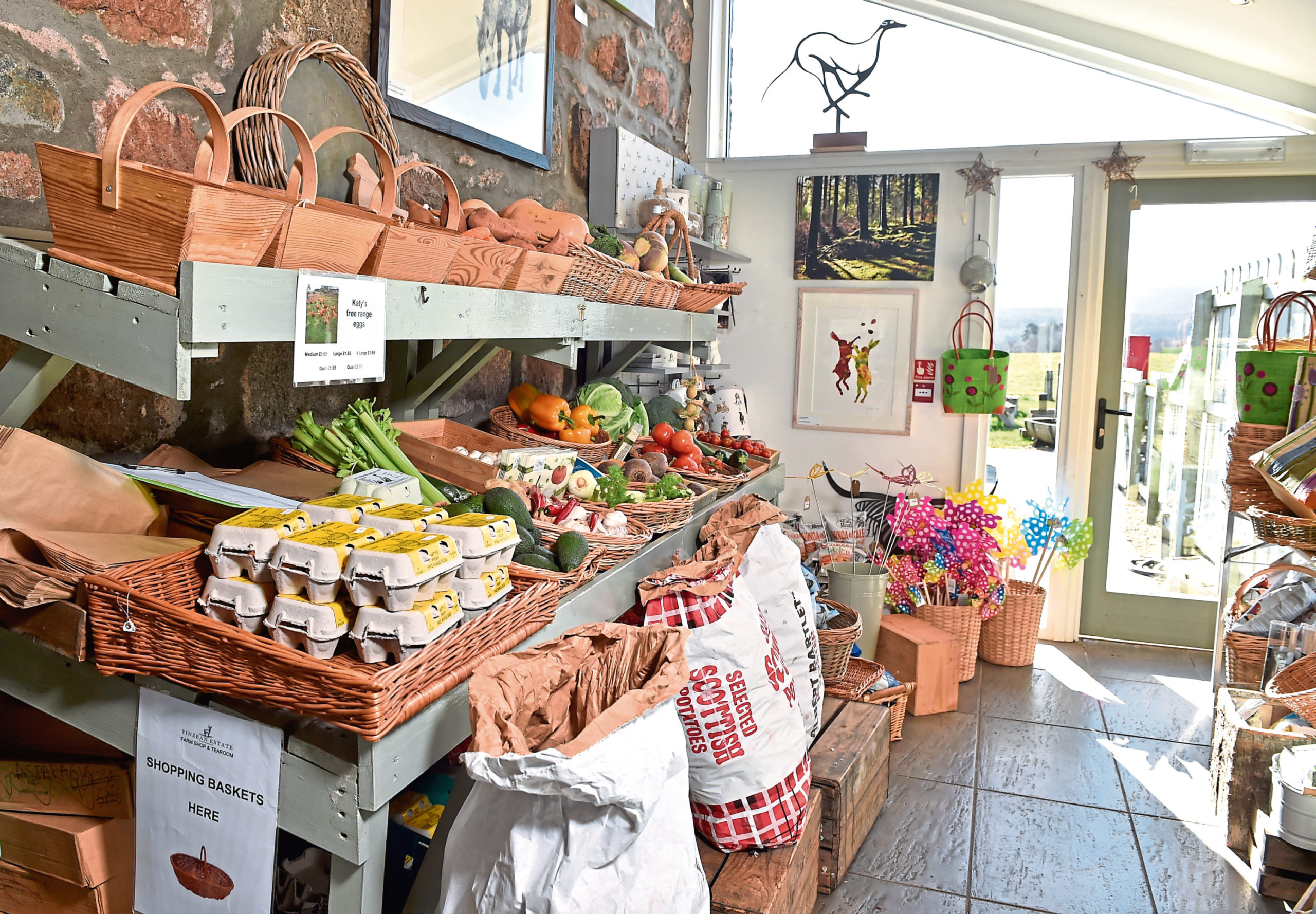 Aberdeenshire's Finzean Estate Farm Shop offers a tranquil escape from