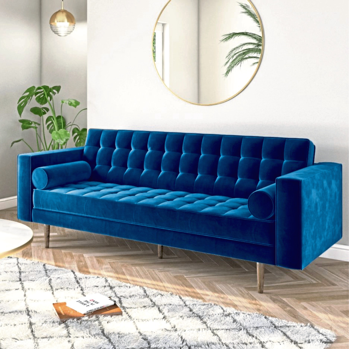 Lounge in deep blue in your north-east home - Society