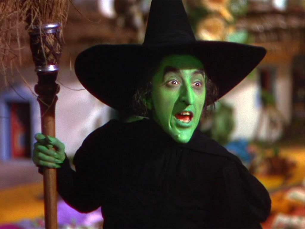 Margaret Hamilton as The Wicked Witch of the West