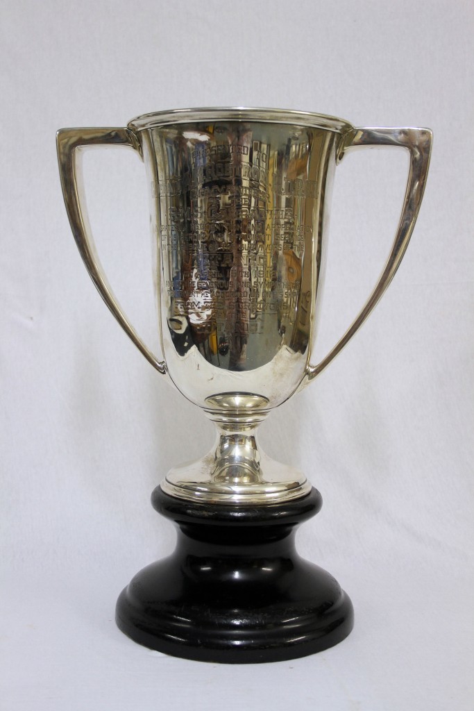 The cup presented to the Carpathia's captain (Henry Aldridge & Son/PA Wire)