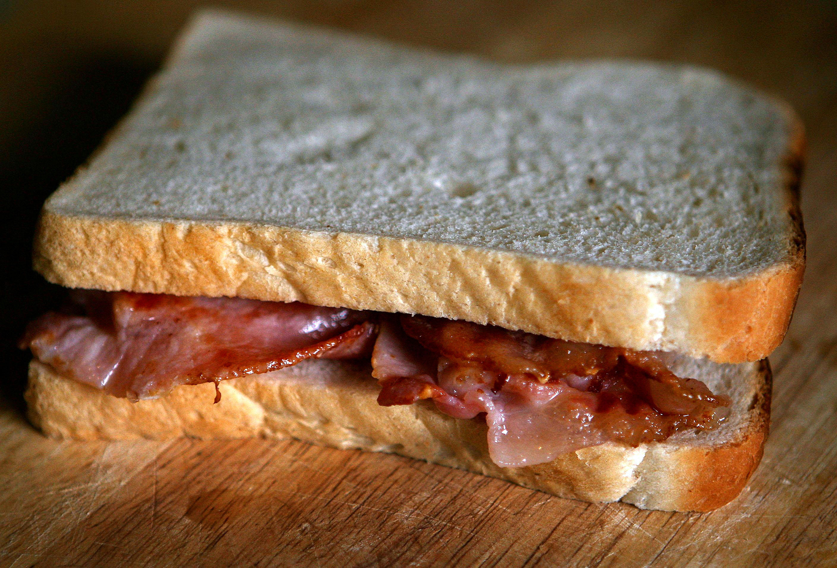 A bacon sandwich