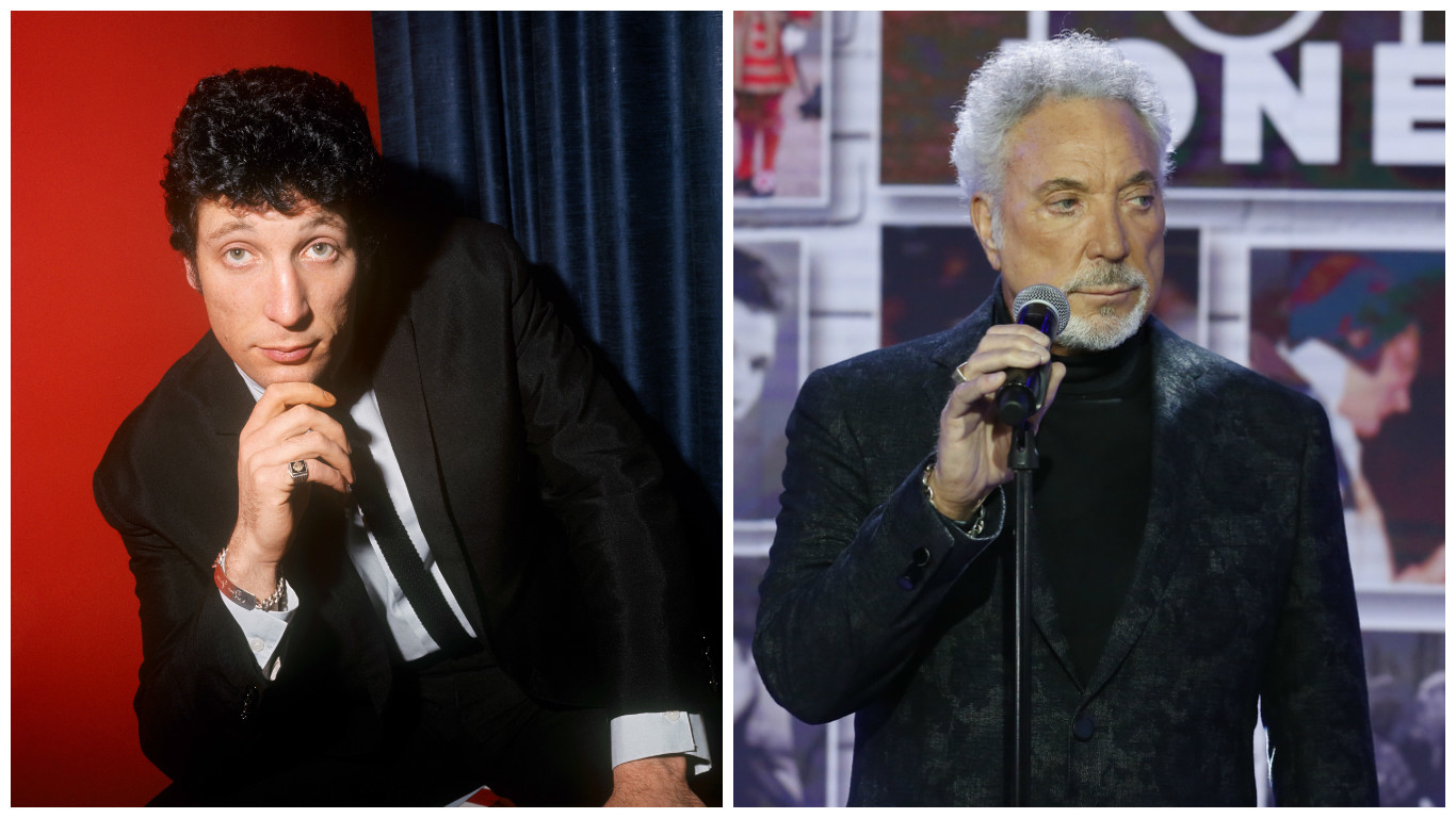 Sir Tom Jones then & now (PA Wire & Getty Images)