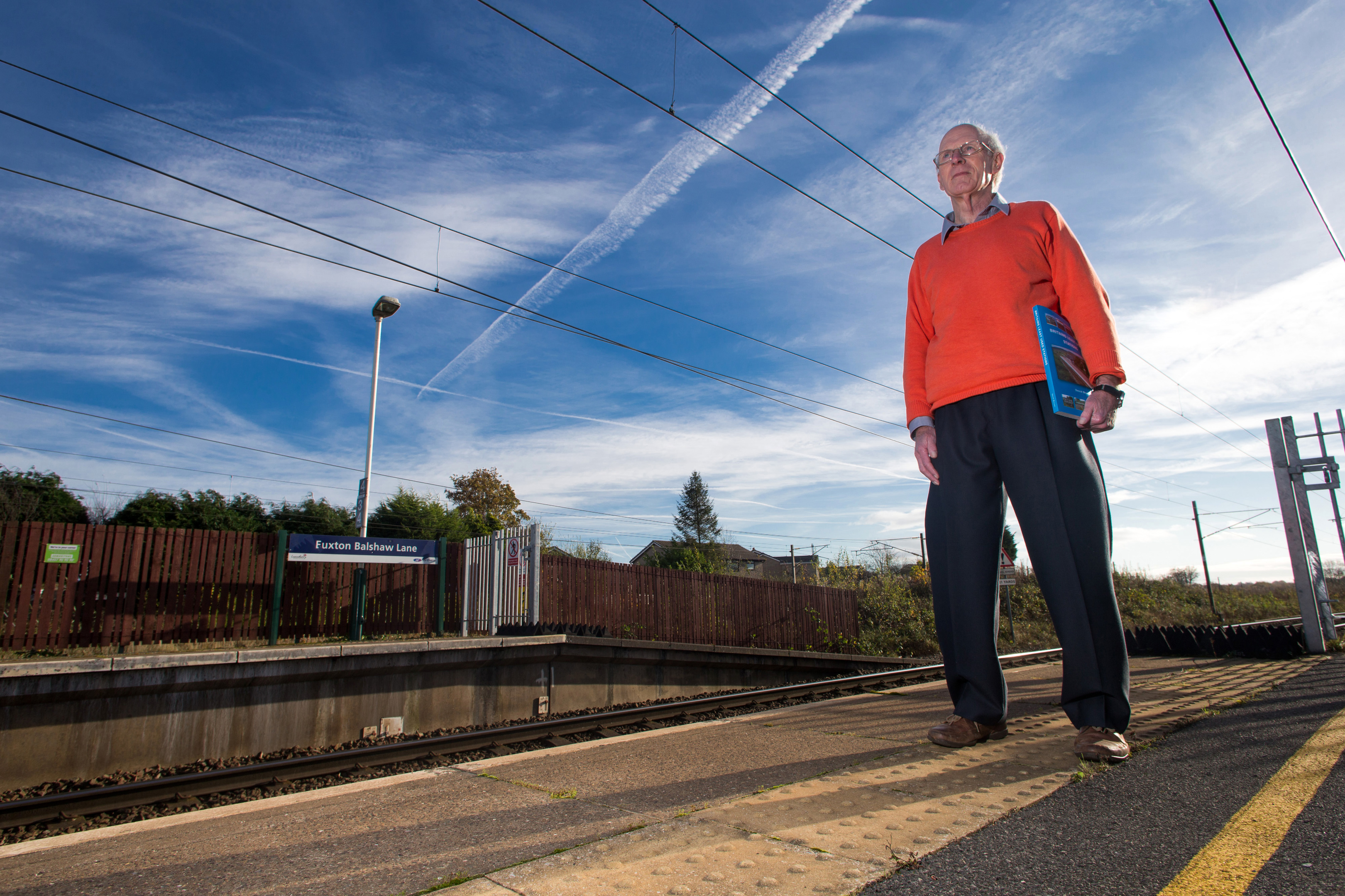 Author David Brewer, who has compiled a list of Britain's 200 least used train stations (Barry Collier)